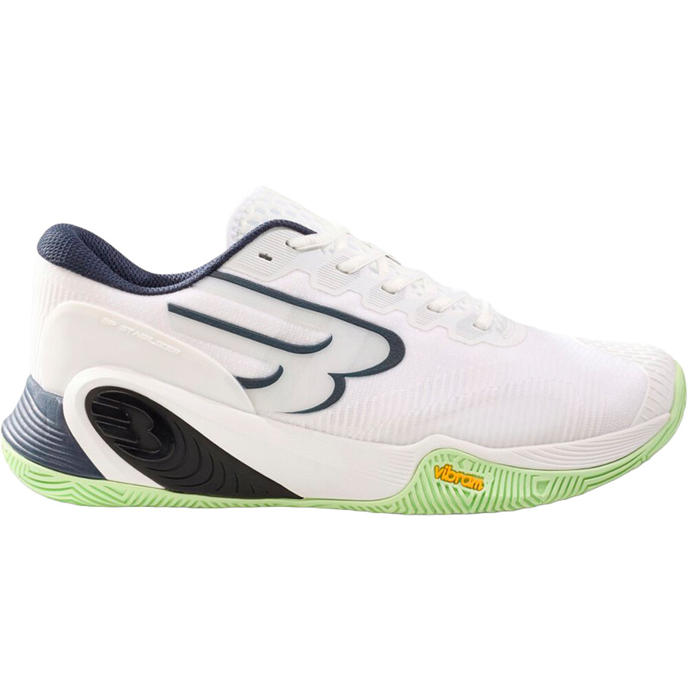 Bullpadel Zapatillas Padel Hombre HACK VIBRAM 26V lateral exterior