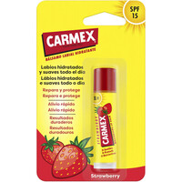 Carmex protector labial CARMEX CLICK STICK FRESA SPF15 vista frontal