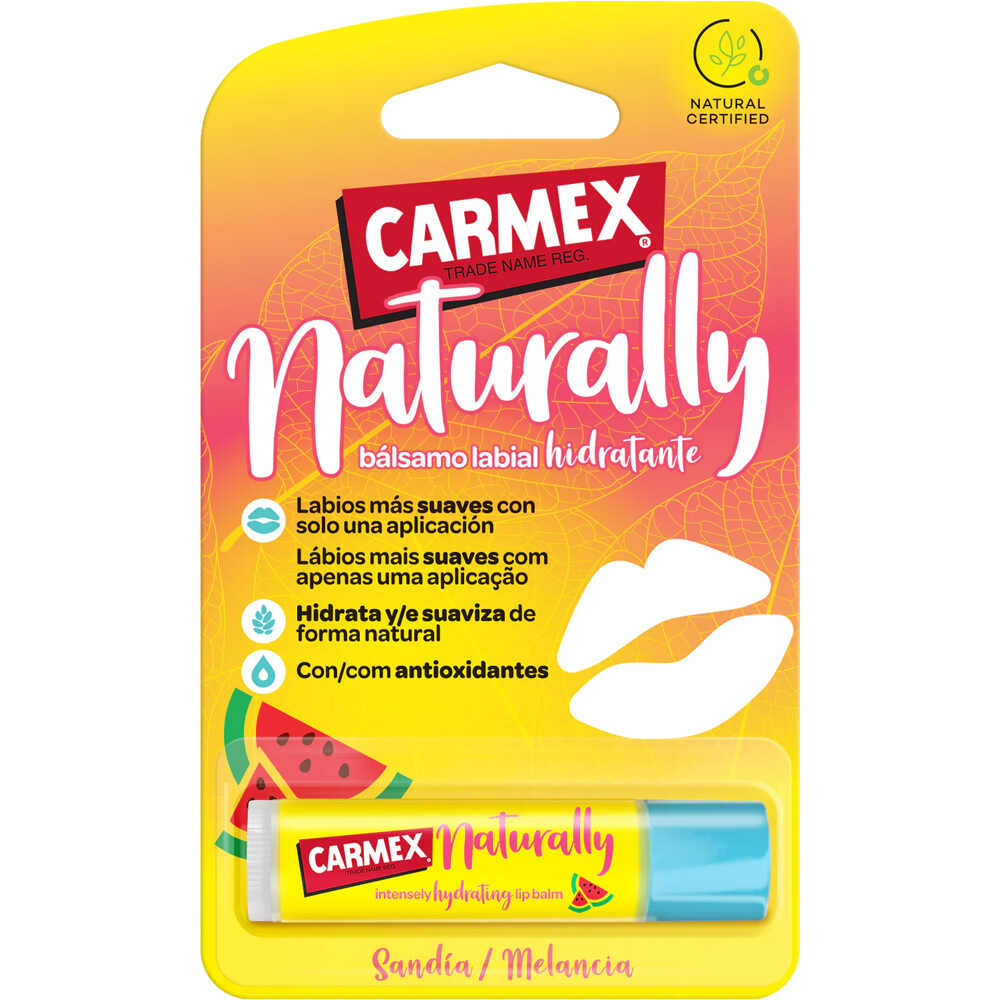 Carmex protector labial CARMEX NATURALLY SANDA vista frontal