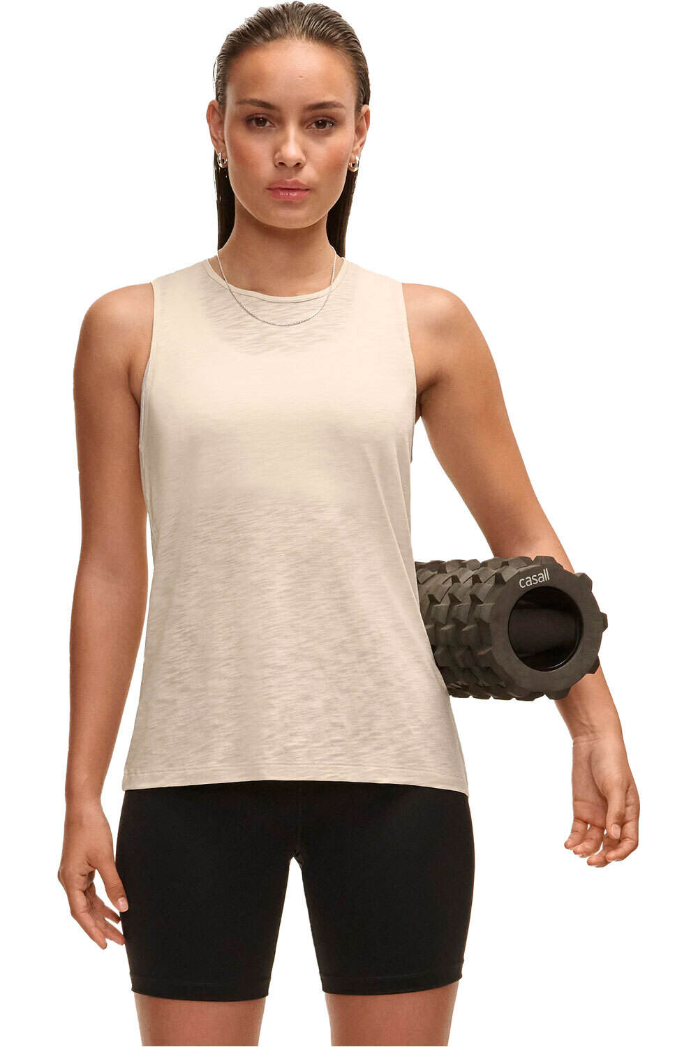 Casall Camiseta Tirantes Yoga Soft Texture Tank vista frontal