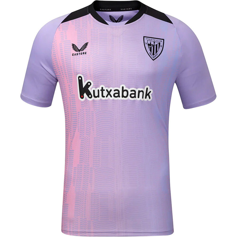 Castore camiseta de fútbol oficiales ATHL.BILBAO 25 THIRD SS SHIRT vista frontal