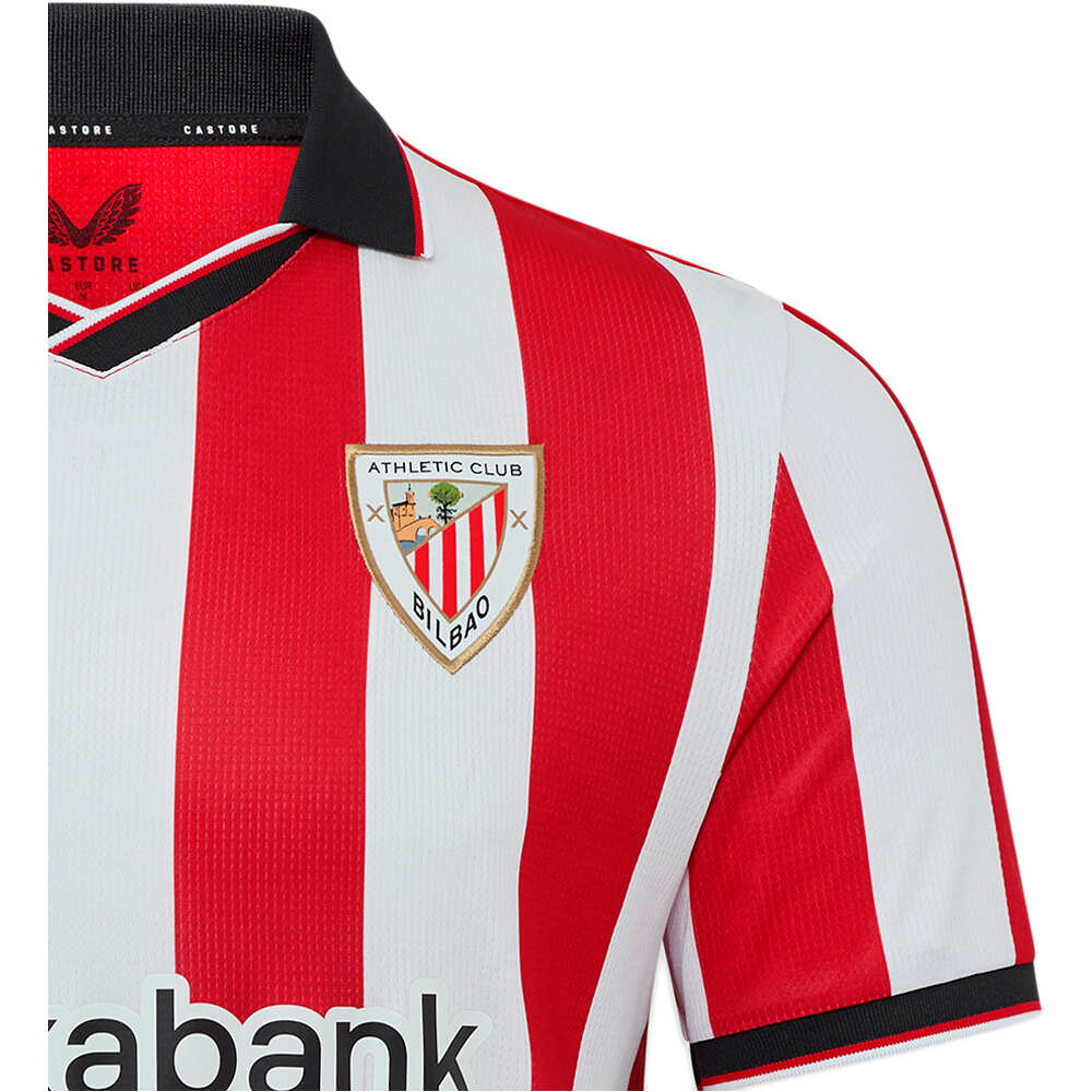 Castore camiseta de fútbol oficiales ATHL.BILBAO 26 HOME SS SHIRT 03