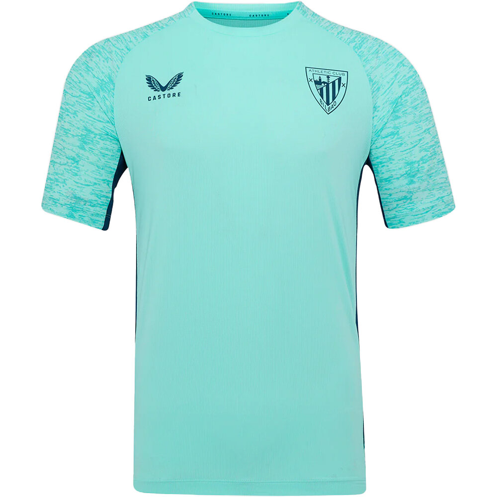 Castore camiseta de fútbol oficiales ATHL.BILBAO 26 PERFORMANCE SHORT SLEEVE  TEE vista frontal