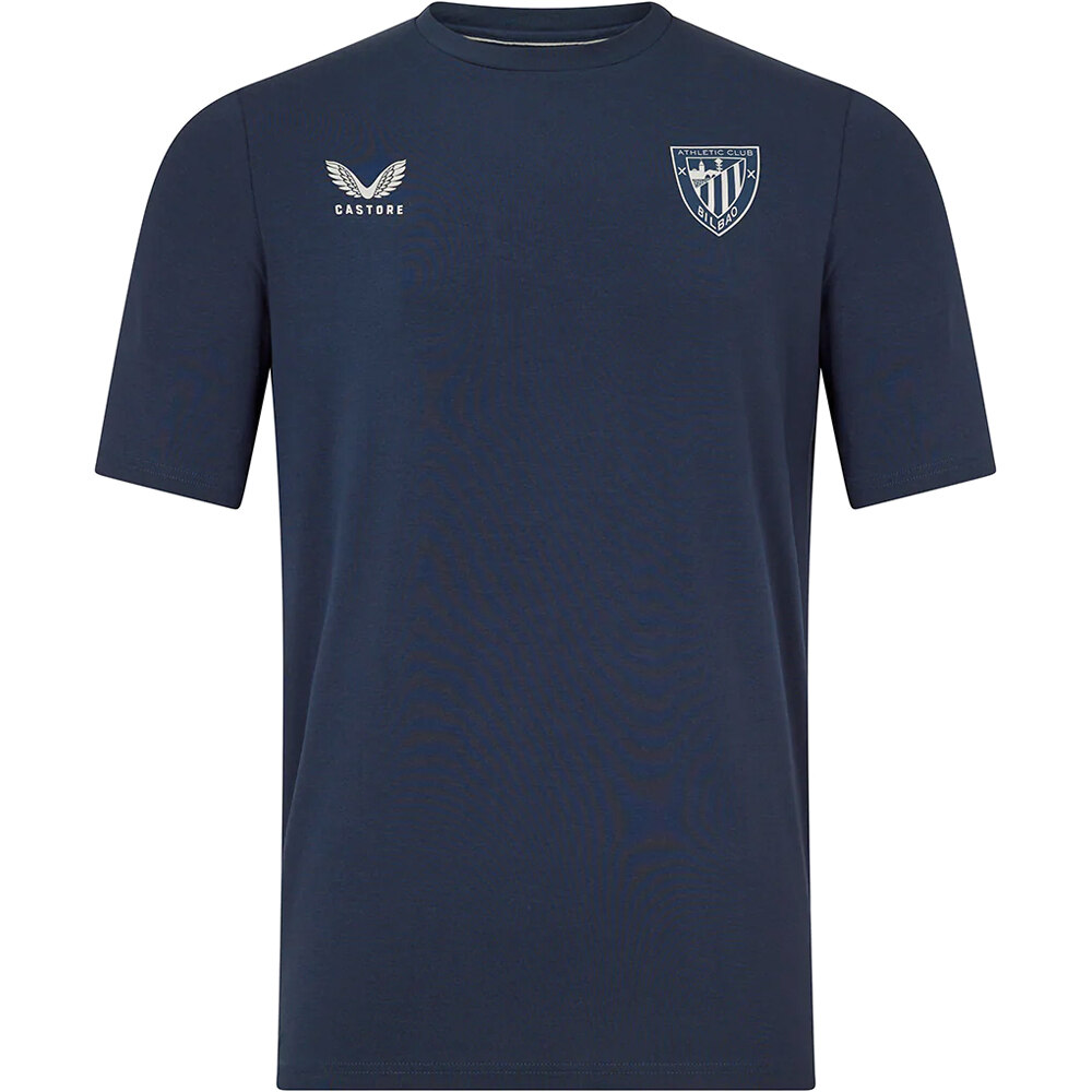 Castore camiseta de fútbol oficiales ATHL.BILBAO 26 TRAVEL SHORT SLEEVE TEE vista frontal
