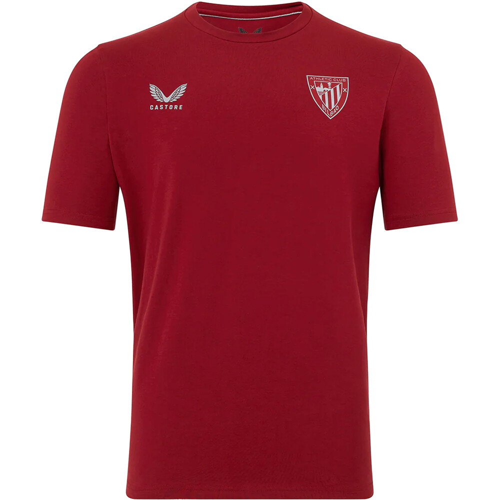 Castore camiseta de fútbol oficiales ATHL.BILBAO 26 TRAVEL SHORT SLEEVE  TEE vista frontal