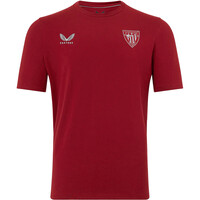 Castore camiseta de fútbol oficiales ATHL.BILBAO 26 TRAVEL SHORT SLEEVE  TEE vista frontal