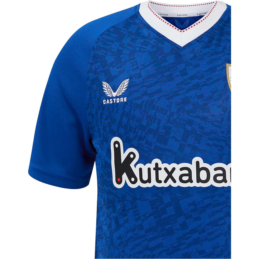 Castore camiseta de fútbol oficiales niño ATHL.BILBAO 25 AWAY INF SS SHIRT 03
