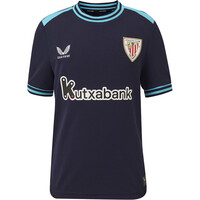Castore camiseta de fútbol oficiales niño ATHL.BILBAO 26 AWAY INF SS SHIRT vista frontal