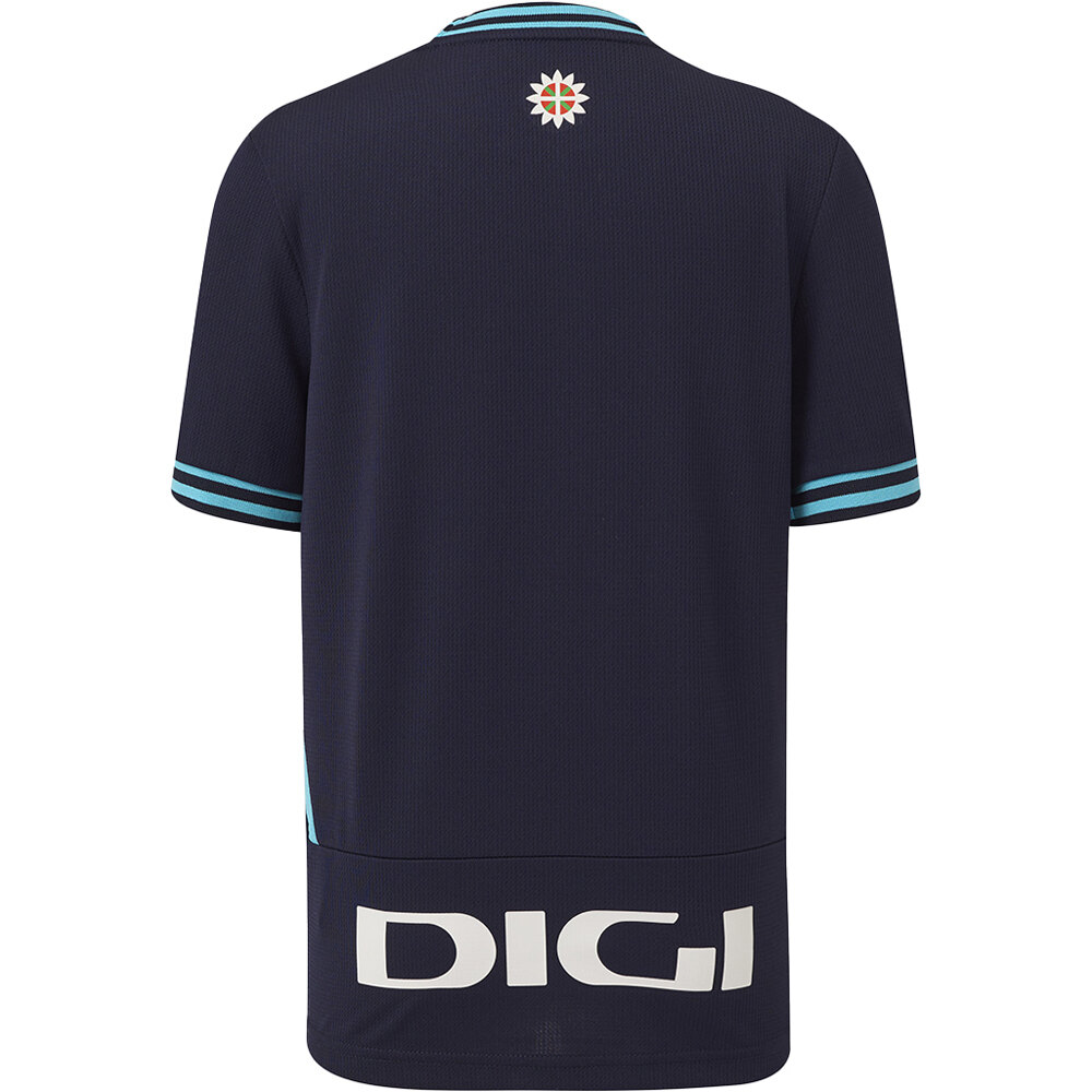 Castore camiseta de fútbol oficiales niño ATHL.BILBAO 26 AWAY INF SS SHIRT vista trasera