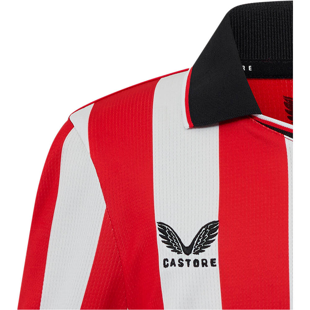 Castore camiseta de fútbol oficiales niño ATHL.BILBAO 26 HOME INF SS SHIRT vista detalle