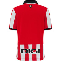 Castore camiseta de fútbol oficiales niño ATHL.BILBAO 26 HOME INF SS SHIRT vista trasera