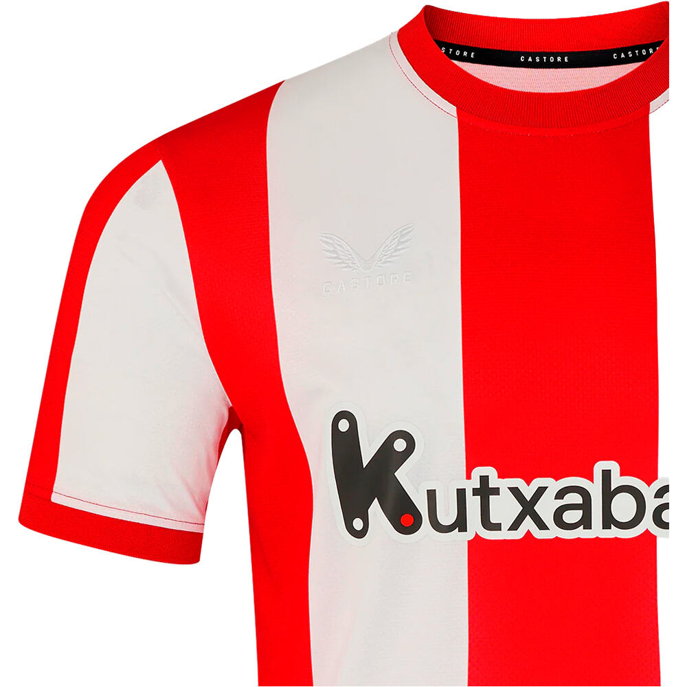 Castore camiseta de fútbol oficiales niño ATHL.BILBAO 26 RETRO INF SS SHIRT vista detalle