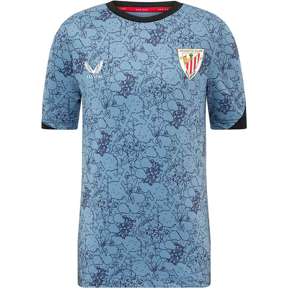 Castore camiseta entrenamiento niño ATHL.BILBAO 26 MATCHDAY INF T-SHIRT vista frontal