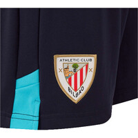 Castore pantalones fútbol oficiales niño ATHL.BILBAO 26 AWAY INF SHORT vista detalle
