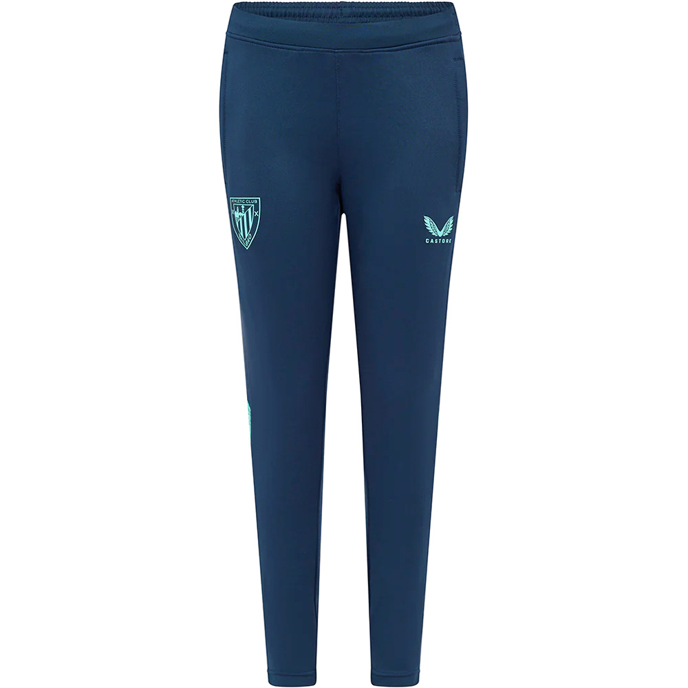 Castore pantalones largos futbol niño ATHL.BILBAO 26 PERFORMANCE INF KNIT PANT vista frontal