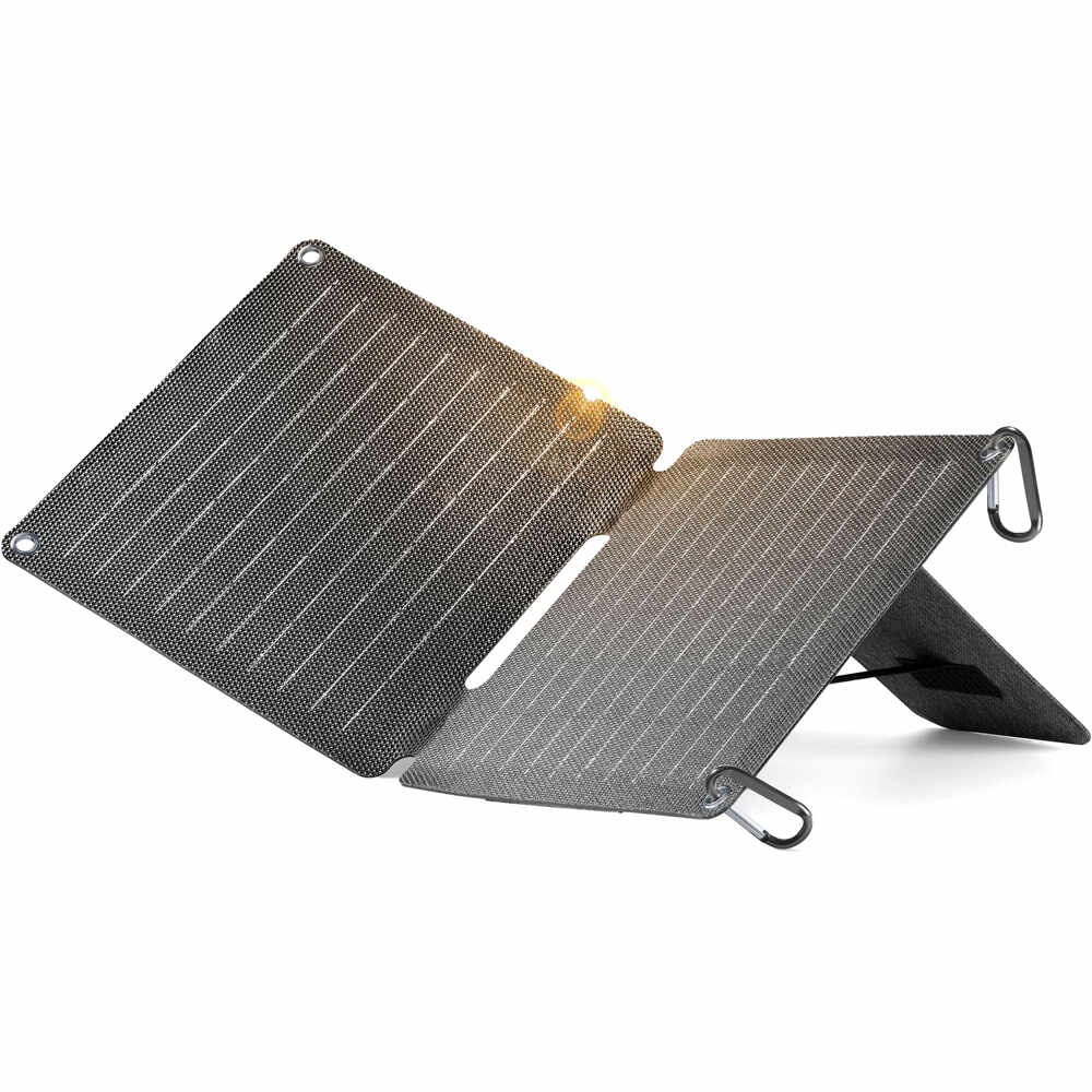 Cellular Line batería CARGADOR SOLAR 2 PUERTOS 10W GRIS vista frontal