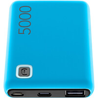 Cellular Line batería POWERBANK ESSENTIAL 5000MH AZUL vista frontal