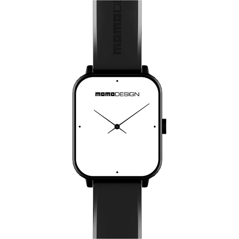Cellular Line smartwatch RELOJ INTELIGENTE SQUARE BT NEGRO MOMO D vista frontal