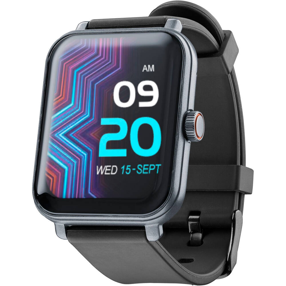 Cellular Line smartwatch RELOJ INTELIGENTE SQUARE BT NEGRO vista frontal