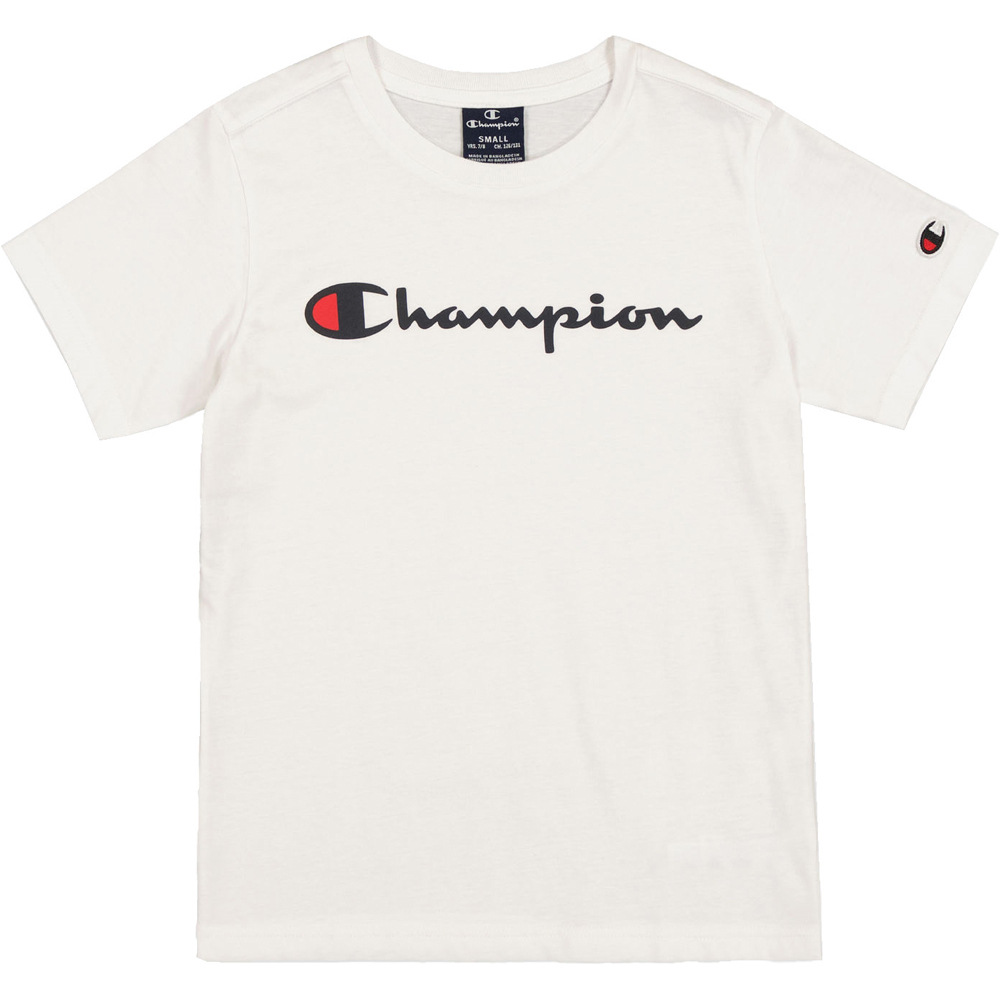 Champion camiseta manga corta niño X_Crewneck T-Shirt vista frontal