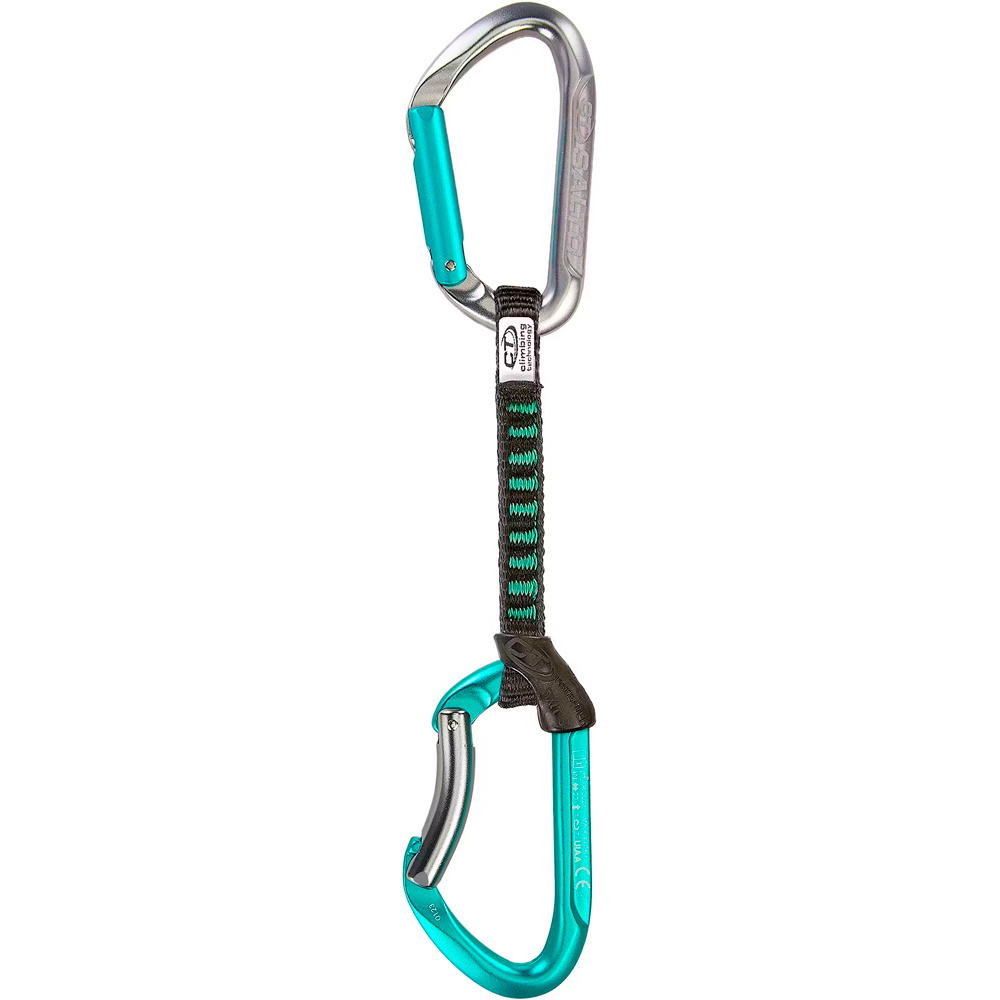 Climbing express escalada SALTO UL - 12 CM - TITANIUM/ACQUAMARINE vista frontal