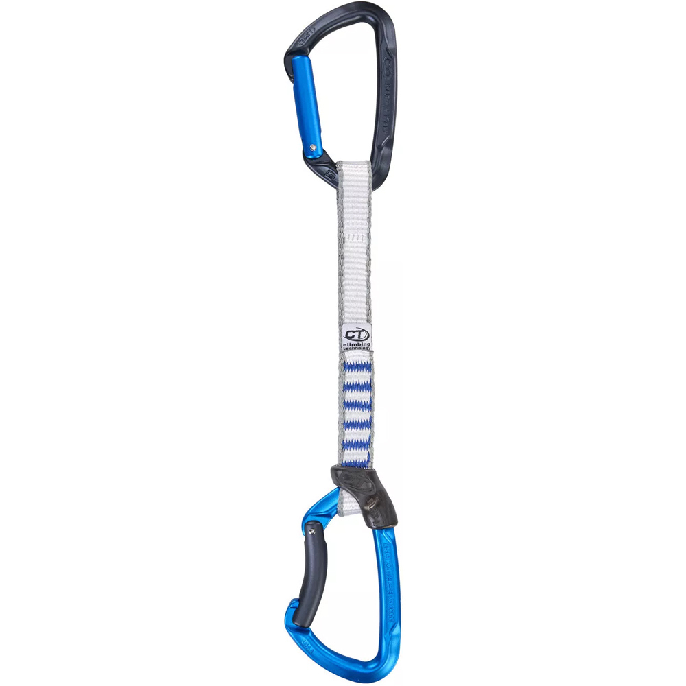 Climbing mosquetón seguridad Lime set 17 cm NY vista frontal