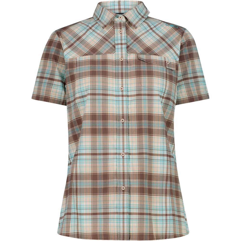 Cmp camisa montaña manga corta mujer WOMAN SHIRT vista frontal