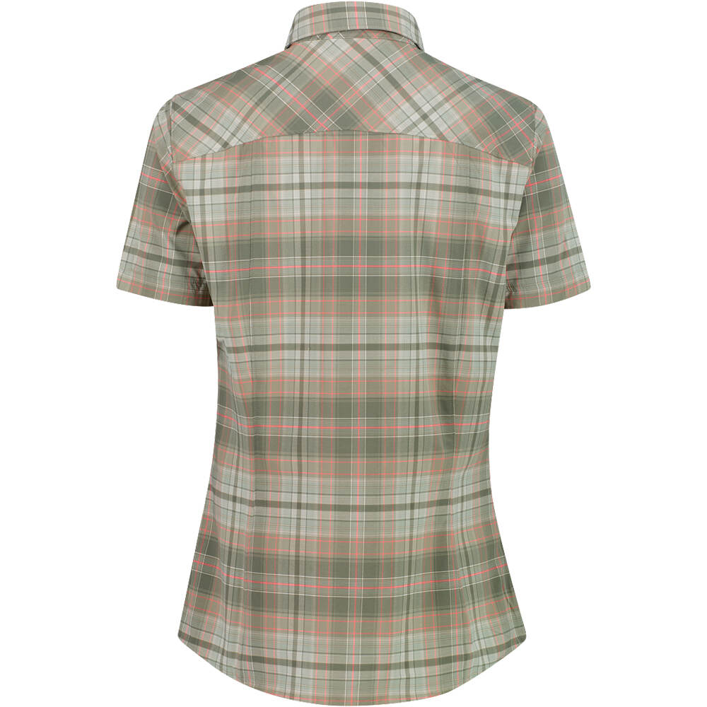 Cmp camisa montaña manga corta mujer WOMAN SHIRT vista trasera