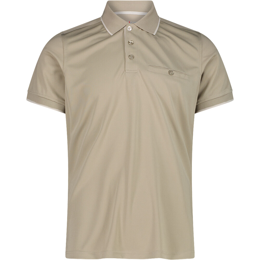 Cmp camiseta montaña manga corta hombre MAN POLO vista frontal