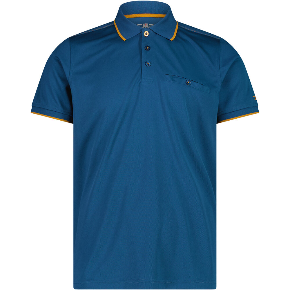 Cmp camiseta montaña manga corta hombre MAN POLO vista frontal