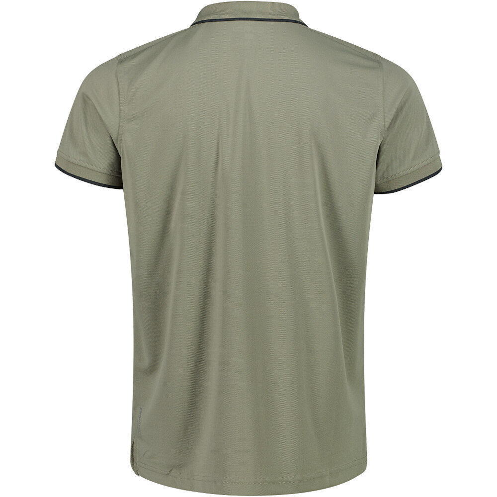 Cmp camiseta montaña manga corta hombre MAN POLO vista trasera