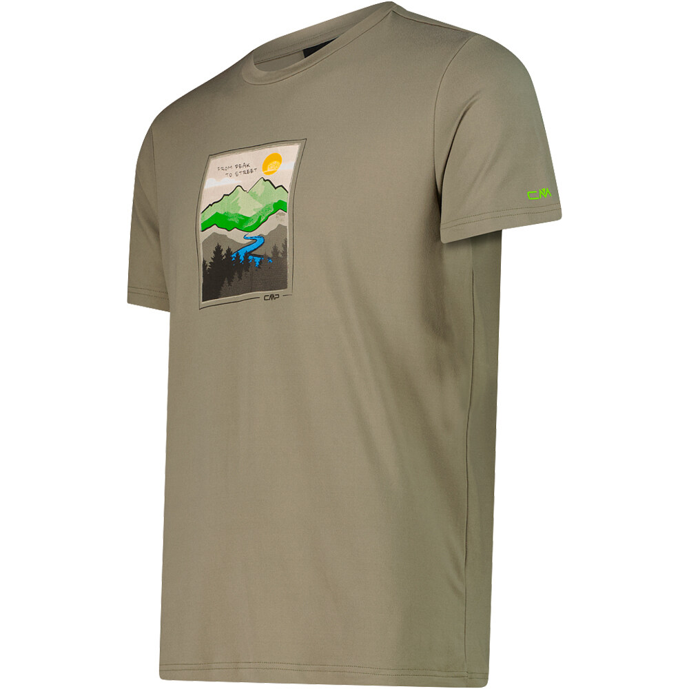 Cmp camiseta montaña manga corta hombre MAN T-SHIRT vista detalle