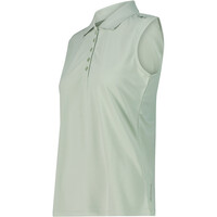 Cmp camiseta montaña manga corta mujer WOMAN POLO SLEEVELESS vista detalle