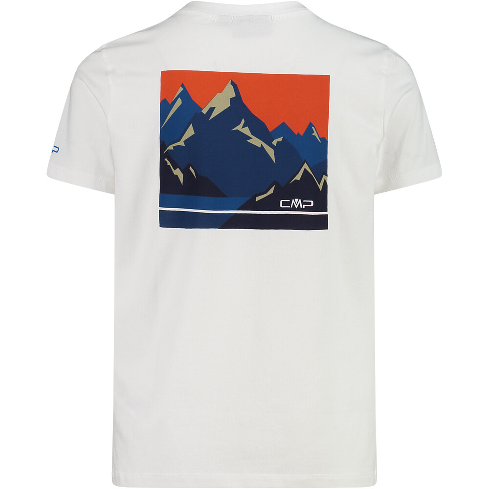 Cmp camiseta montaña manga corta niño KID T-SHIRT vista trasera
