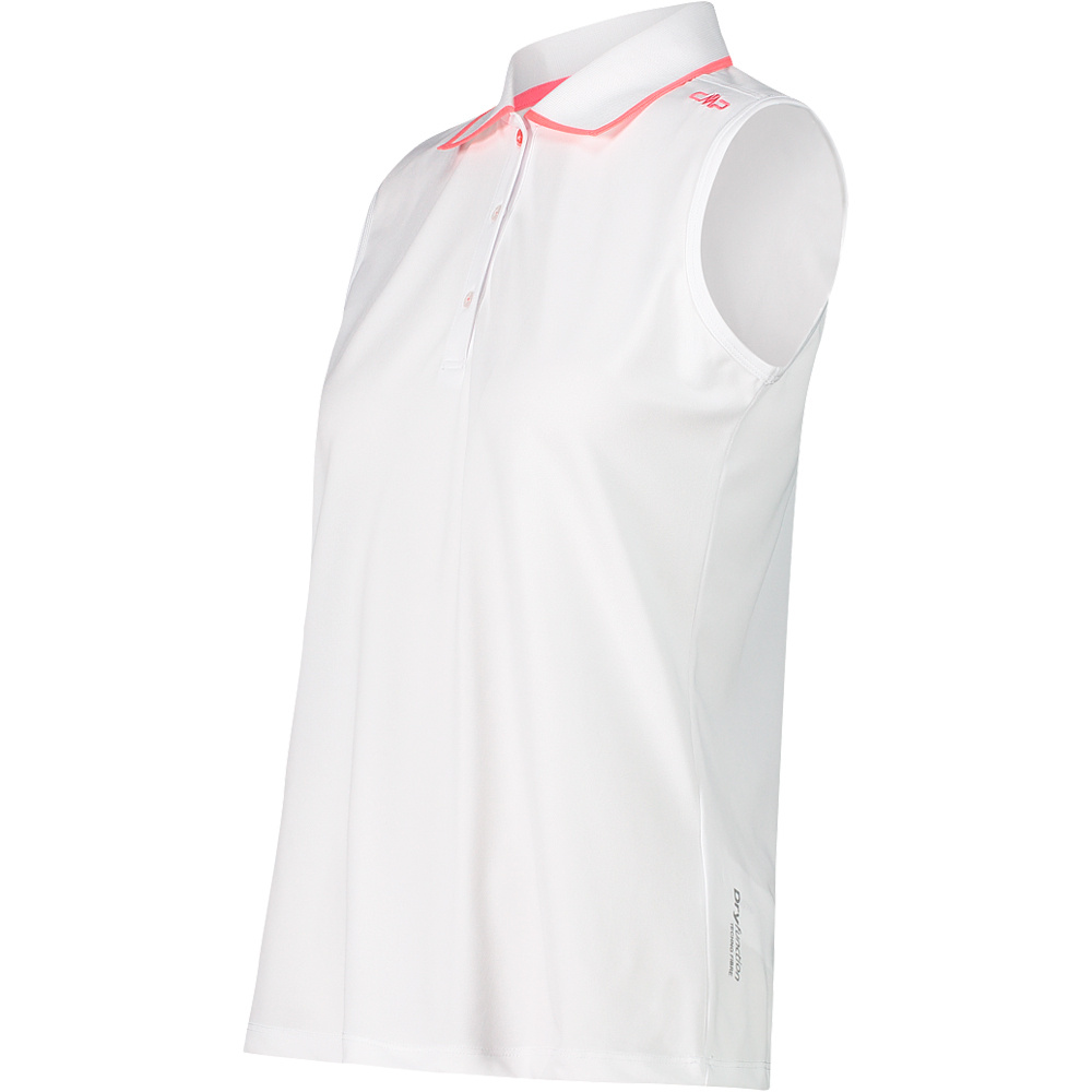 Cmp camiseta tirantes WOMAN POLO SLEEVELESS vista detalle