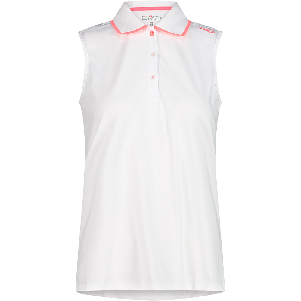 Cmp camiseta tirantes WOMAN POLO SLEEVELESS vista frontal
