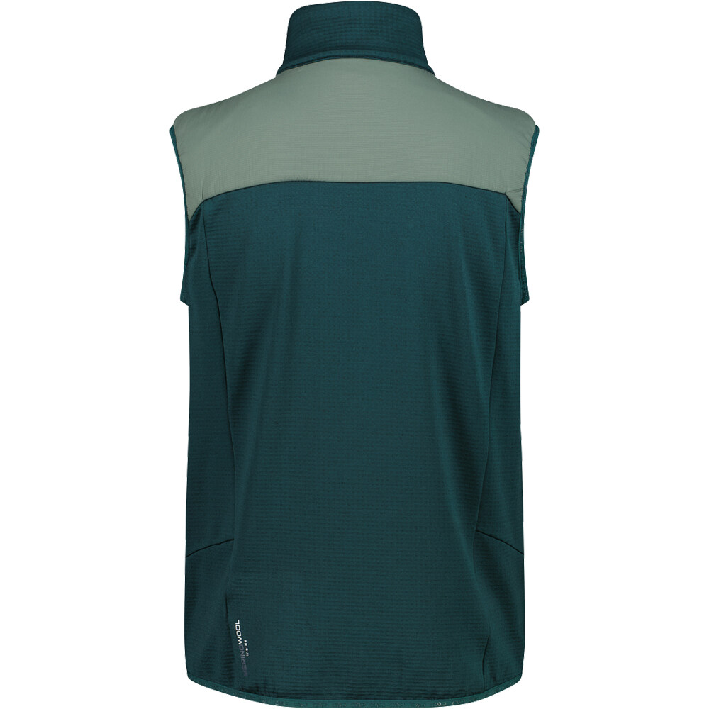 Cmp chaleco outdoor hombre KILDAR MAN VEST HYBRID vista trasera