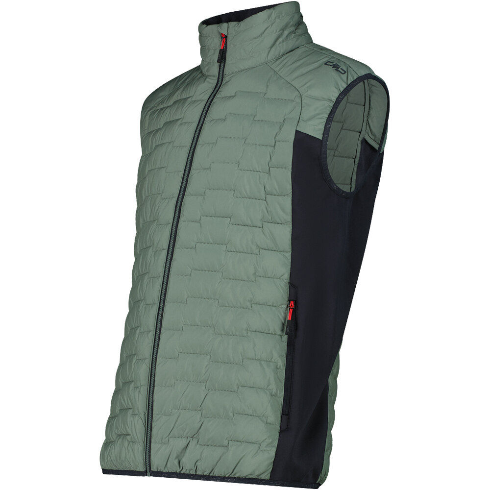 Cmp chaleco outdoor hombre MAN VEST HYBRID vista detalle