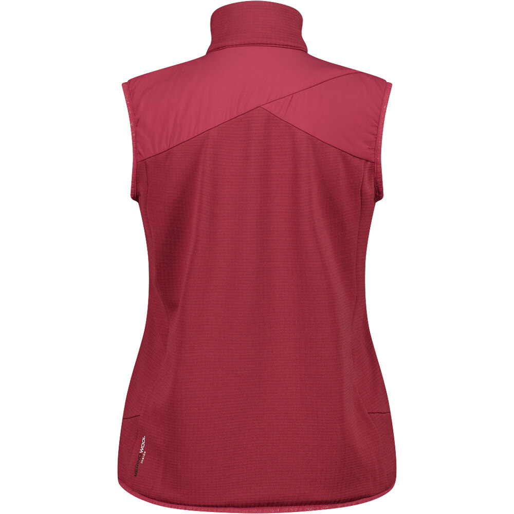 Cmp chaleco outdoor mujer KILDAR WOMAN VEST HYBRID vista trasera