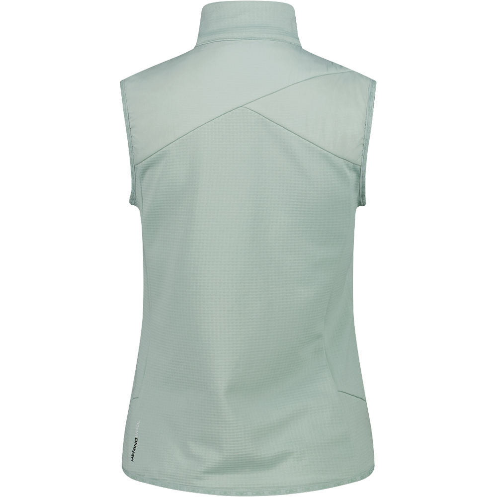 Cmp chaleco outdoor mujer KILDAR WOMAN VEST HYBRID vista trasera