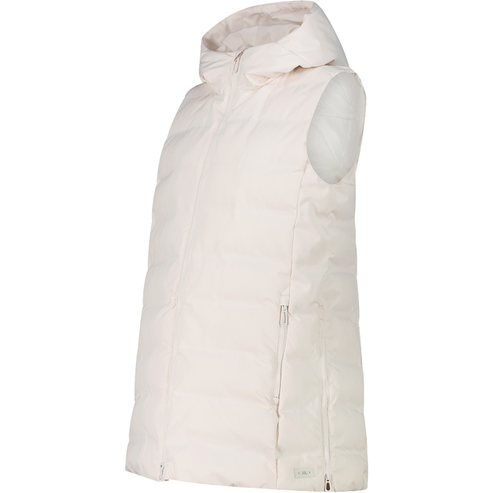 Cmp chaleco outdoor mujer WOMAN VEST FIX HOOD vista detalle