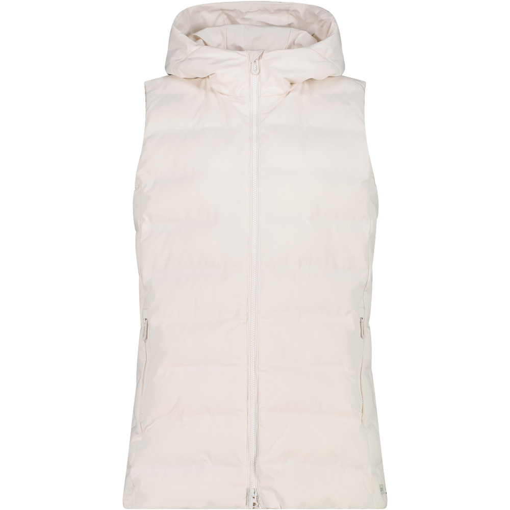 Cmp chaleco outdoor mujer WOMAN VEST FIX HOOD vista frontal