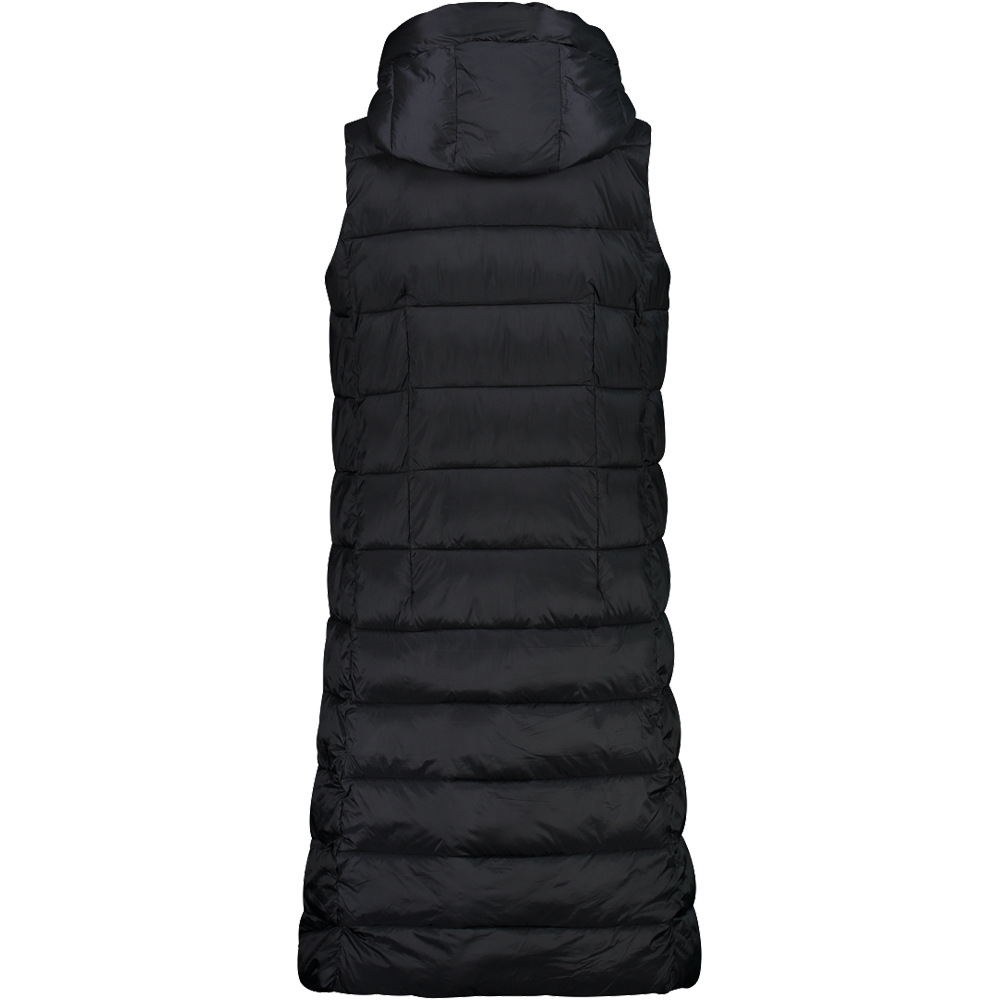 Cmp chaleco outdoor mujer WOMAN VEST FIX HOOD vista trasera