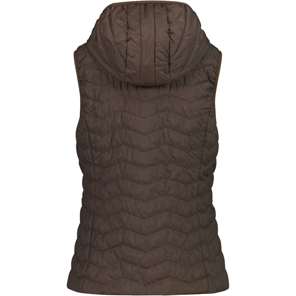 Cmp chaleco outdoor mujer WOMAN VEST FIX HOOD vista trasera