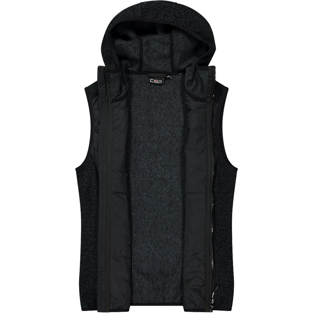 Cmp chaleco outdoor mujer WOMAN VEST HYBRID FIX HOOD 03