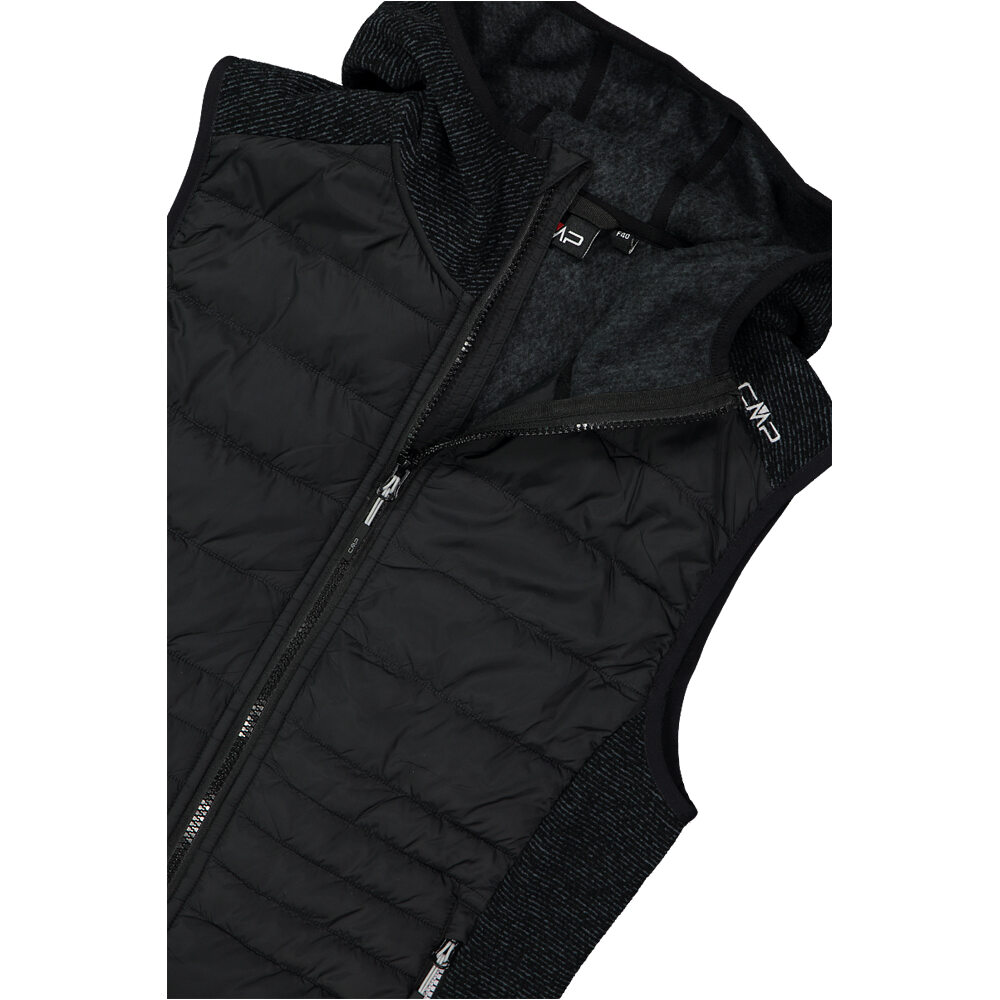 Cmp chaleco outdoor mujer WOMAN VEST HYBRID FIX HOOD 04