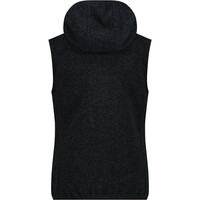 Cmp chaleco outdoor mujer WOMAN VEST HYBRID FIX HOOD vista trasera