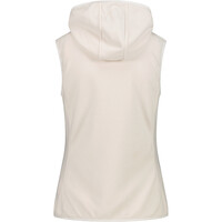 Cmp chaleco outdoor mujer WOMAN VEST HYBRID FIX HOOD vista trasera