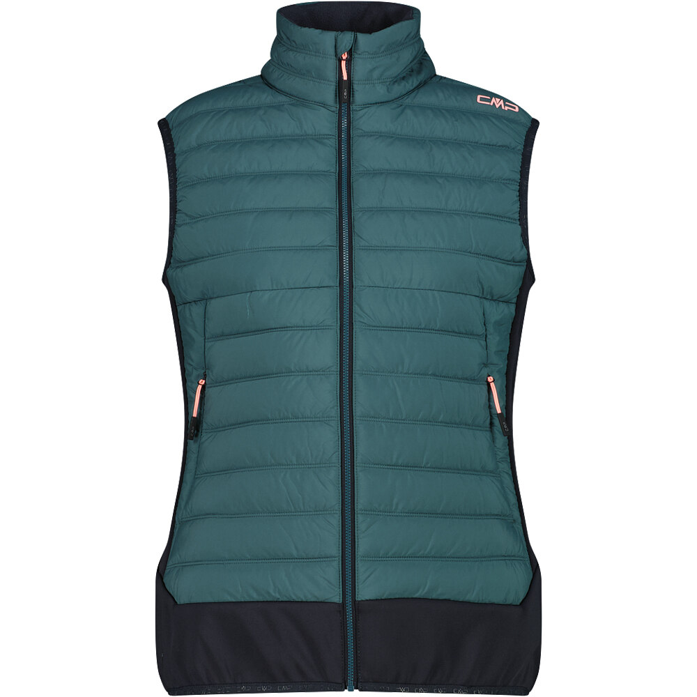 Cmp chaleco outdoor mujer WOMAN VEST HYBRID vista frontal
