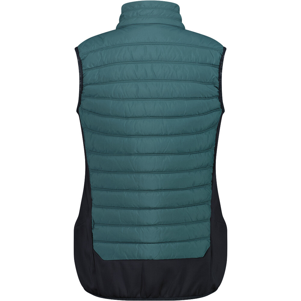 Cmp chaleco outdoor mujer WOMAN VEST HYBRID vista trasera